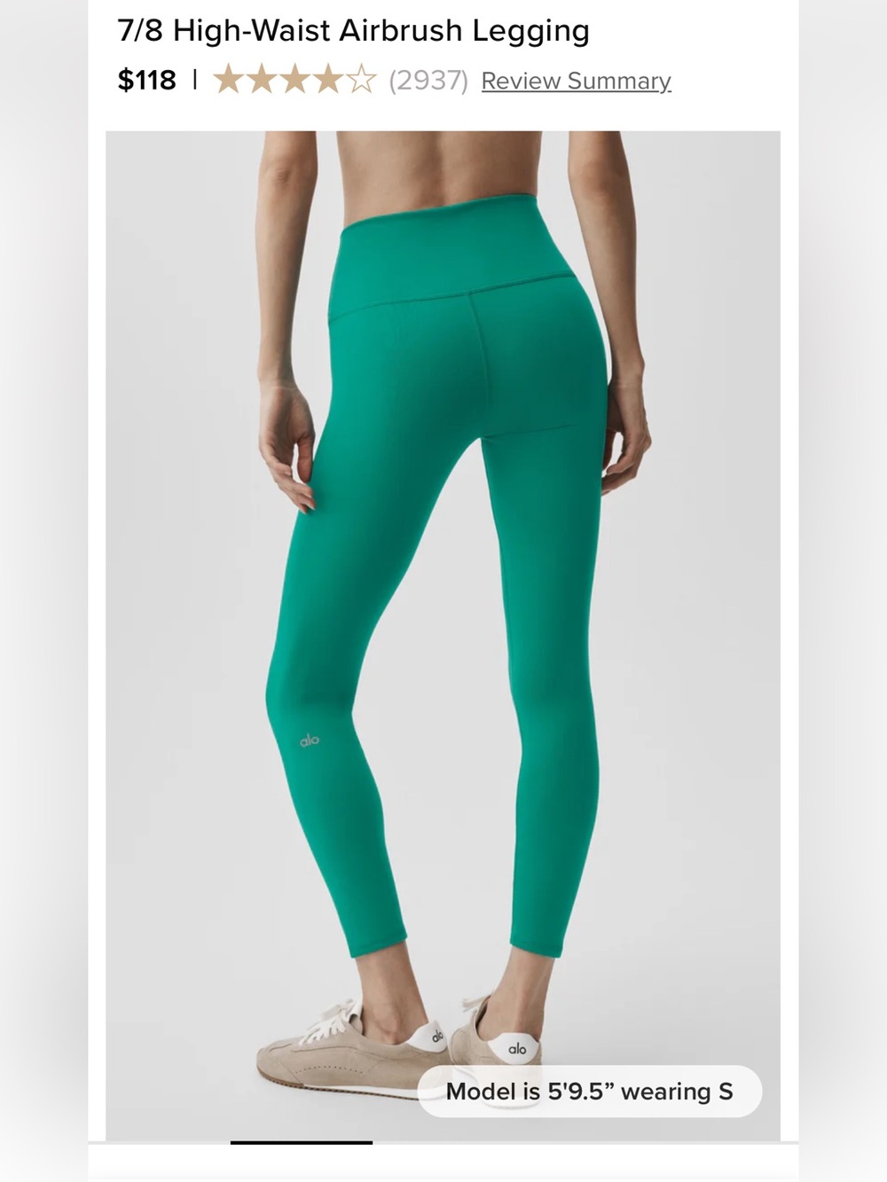 ALO 7/8 High-Waist Airbrush Leggings